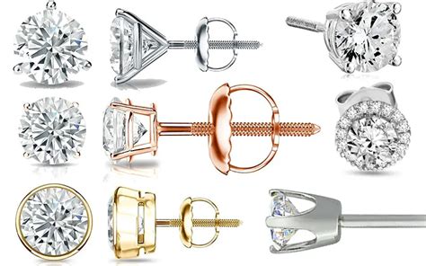 What Are The Different Diamond Earring Settings And Mounting Styles ...