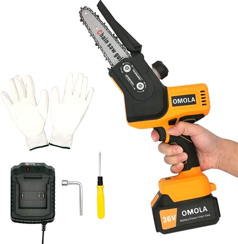 Wholesale OMOLA Mini Chainsaw 4-Inch Cordless Electric Protable Chain Saw with Brushless Motor ...