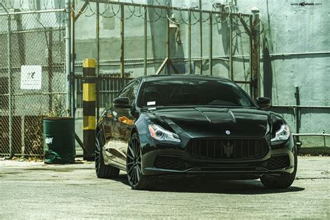 Mean Black Maserati Quattroporte Gets Tuning Tweaks — CARiD.com Gallery