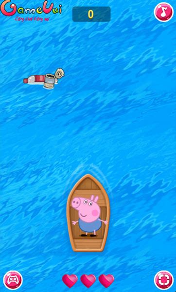 Game Heo Peppa Pig lái thuyền - Piggy Looking For The Sea Road - Game Vui