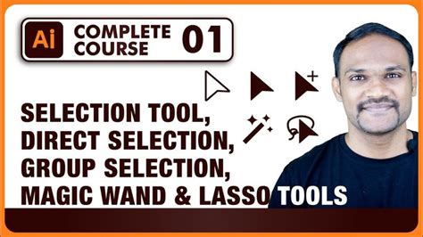 Adobe Illustrator Tutorial CC 2020 Selection Tool for Beginner in Hindi ...