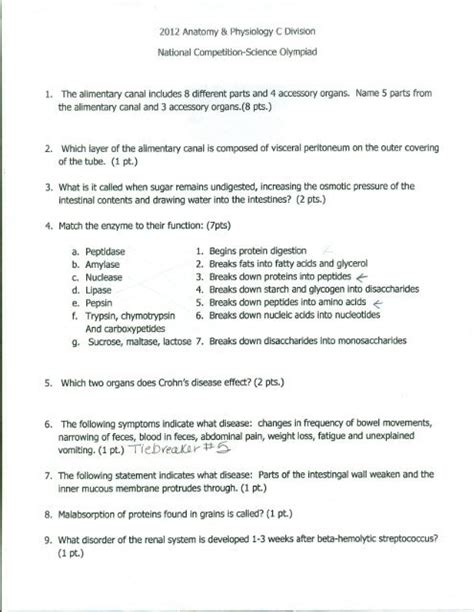 Sample Questions - Science Olympiad