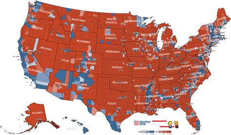 Detailed 2016 Election Map : thedavidpakmanshow