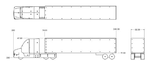 Tractor Trailer Size Chart