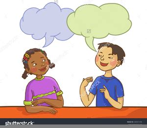 Clipart Two Children Talking | Free Images at Clker.com - vector clip art online, royalty free ...