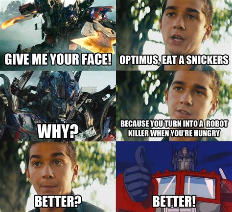 Optimus Prime Snickers | Snickers "Hungry?" Commercials | Know Your Meme