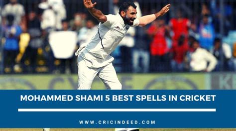 Best 5 Bowling Spells of Mohammed Shami - CricIndeed