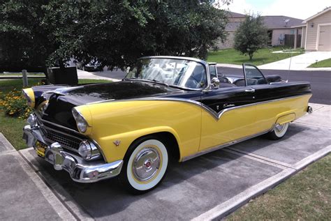 Old Cars Reader Wheels: 1955 Ford Fairlane Sunliner convertible - Old ...