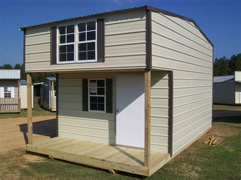 Shed with Loft and Front Porch