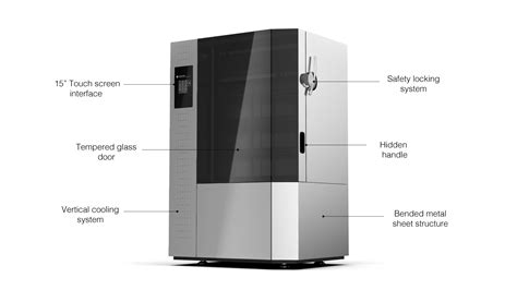 Climatic chamber, laboratory equipment industrial design project