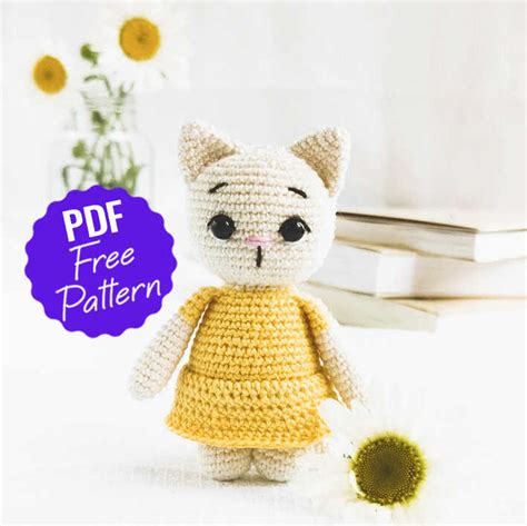 Crochet Cat Amigurumi PDF Free Pattern - Amigurumi