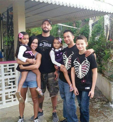 WWE Diva AJ Lee (April Mendez Brooks) and her husband CM Punk (Phil ...