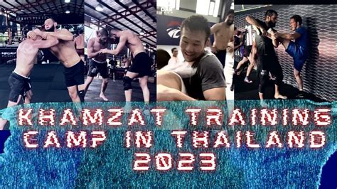 Khamzat Chimaev training camp in Thailand | Zubaira Tukhugov vs two ...