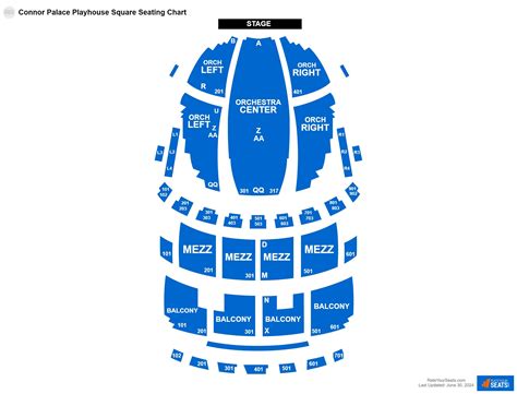 Connor Palace Playhouse Square Seating Chart - RateYourSeats.com