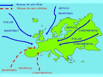 ¿Qué tipo de masa de aire nos está afectando? - Meteorología general