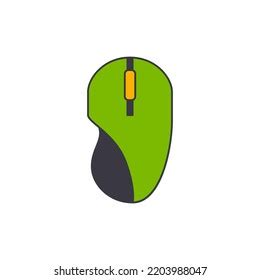 Usb Mouse Icon Color Isolated On Stock Vector (Royalty Free) 2203988047 | Shutterstock