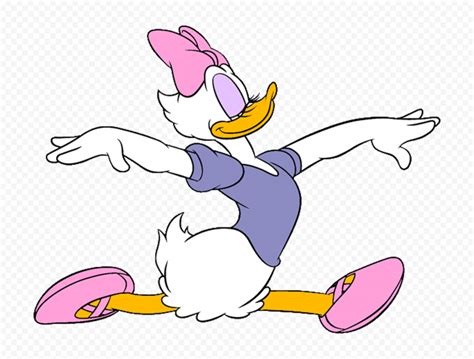 Cartoon Disney Daisy Duck Dancing PNG | Citypng