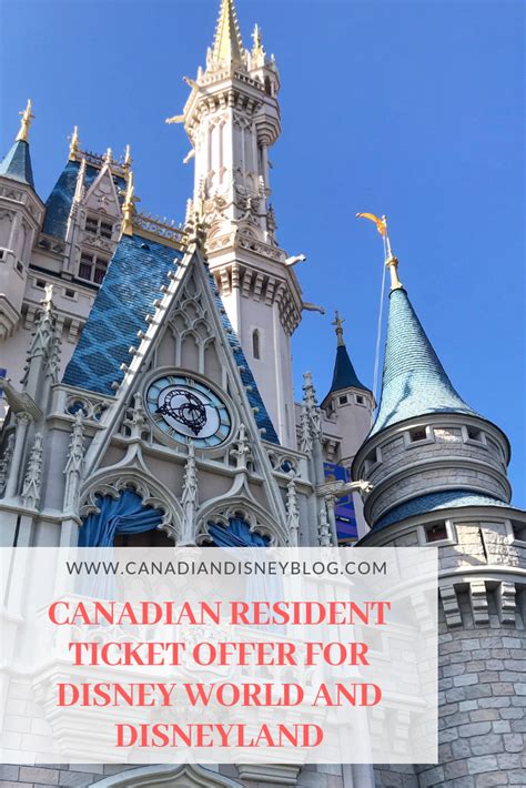 Disney's Canadian Resident Ticket Offer is Back Again (With images ...