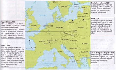 The successes and failures of the League of Nations during the 1920s.