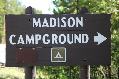 Madison Campground Map, Pictures and Video Yellowstone National Park ~ Yellowstone Up Close and ...