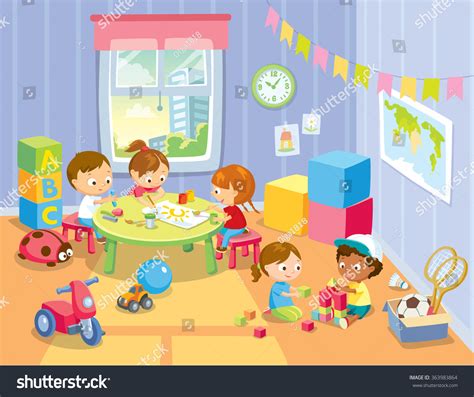 Kids Playroom Clipart