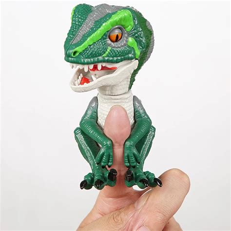 New Electric Dinosaur Pets Toy Fingertip Bru Finger Dinosaurus Smart Toy Electronic Pet ...