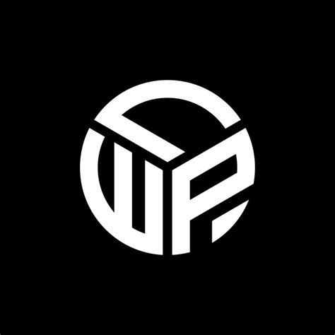 LWP letter logo design on black background. LWP creative initials ...