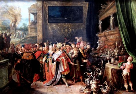 Frans Francken II. 1581 1642. Croesus shows Solon his treasures KHM ...