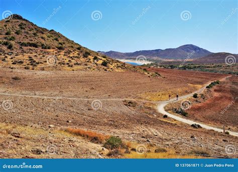 Desert Landscape of Almeria from Andalusia Spain Stock Image - Image of ...