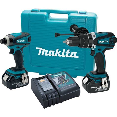 Makita XT218 18V LXT 3.0 AH Cordless Li-Ion Hammer Drill / Impact Driver Kit | eBay