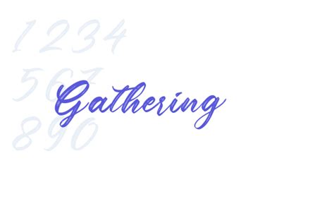 Gathering - Font Free Download