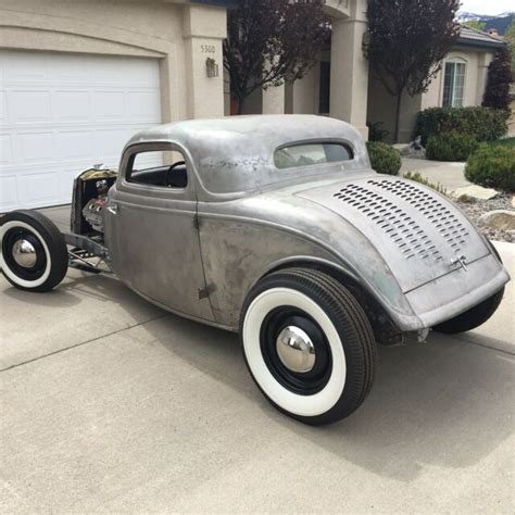 1934 Ford 3 Window Coupe; ORIGINAL Henry Steel (rolling project ...