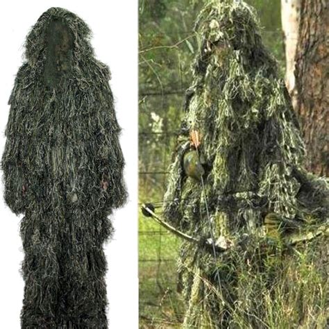 Military Sniper Ghillie Suit Tactical Airsoft Wargame camouflage ...