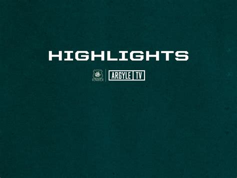 Match Highlights | Plymouth Argyle - PAFC