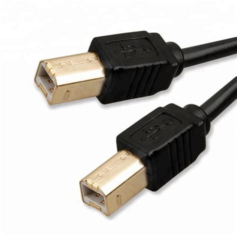 Type-b Port B Male To B Male 2.0 Usb Printer Scanner Cable - Buy Usb ...