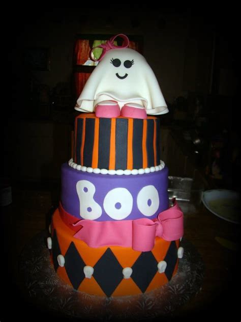 Halloween Baby Shower Cake - CakeCentral.com