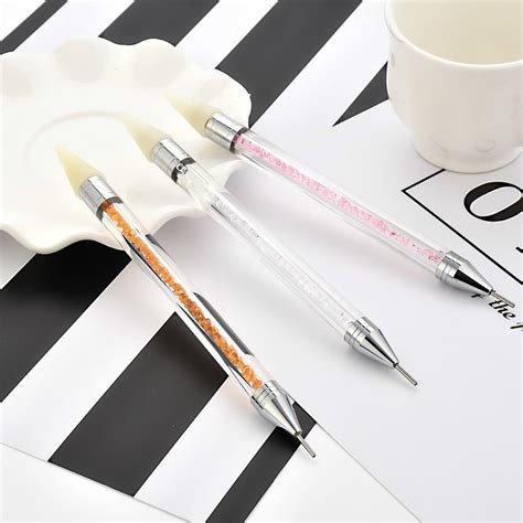 NEW Double Ended Nail Picking Up Rhinestone Picker Wax Pen Nail Easily ...