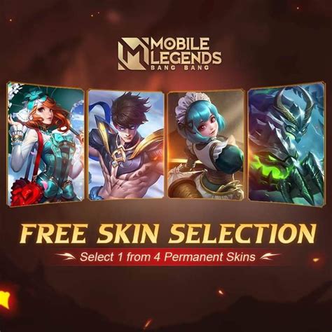 Mobile Legends Free Skin Selection Event Guide - Free Permanent Skin of ...