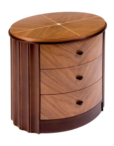 Macassar Ebony Oval Bedside Table | Shilou Furniture | Armchair furniture, Art deco furniture ...