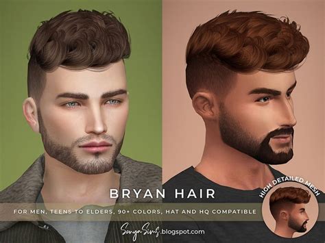 - Messy curly short hair for your male sims. Hope you like it. Found in TSR Category 'Sims 4 ...