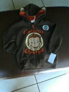 Curious George Toddler Hoodie for Boys w/Ears Size 24 months | #290806183