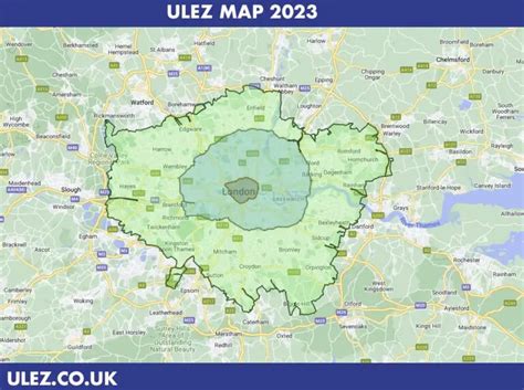 ULEZ Map - London ULEZ Map 2022