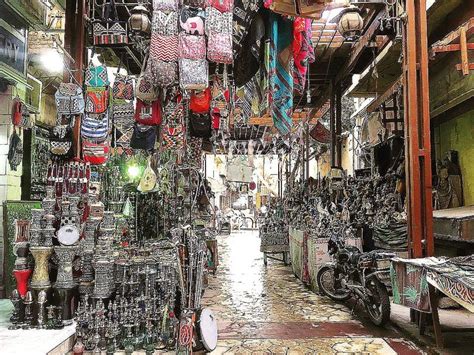 A souk in Luxor, Egypt. We ️ walking through the bazaar and seeing all ...