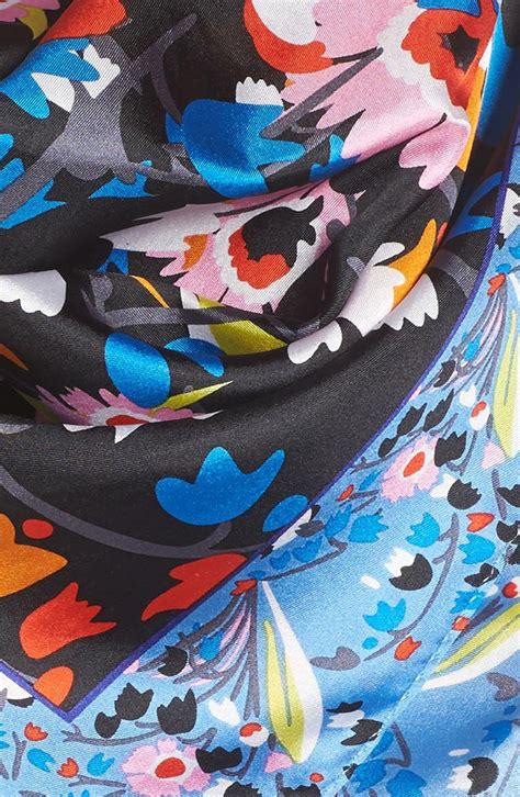 Echo Floral Square Silk Scarf | Nordstrom