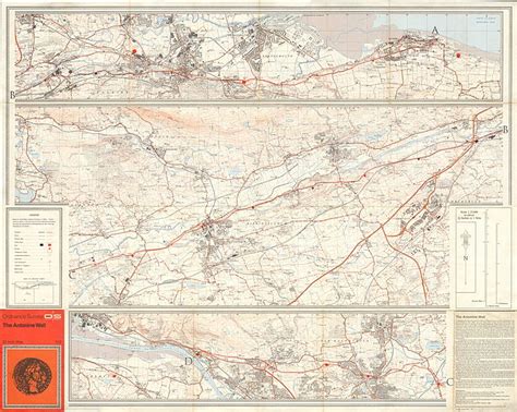 Image: Ordnance Survey Map of the Antonine Wall, Published 1969