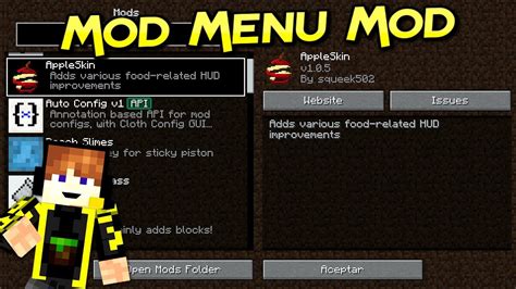 Mod Menu Mod | El Menú De Mods Que Te Hacia Falta | Fabric | Minecraft ...