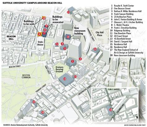 Suffolk University Campus Map