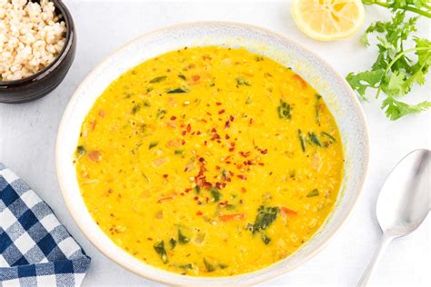 Lentil Spinach Dal | Recipe | Spinach dal, Whole food recipes, Lentils