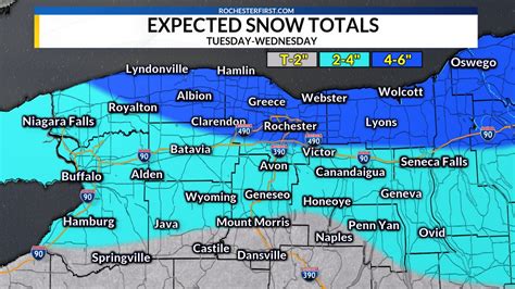 Weather blog: Several inches of snowfall across Rochester Today | RochesterFirst