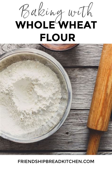 FAQ - Can I substitute whole wheat flour for all-purpose white flour? | Friendship Bread Kitchen